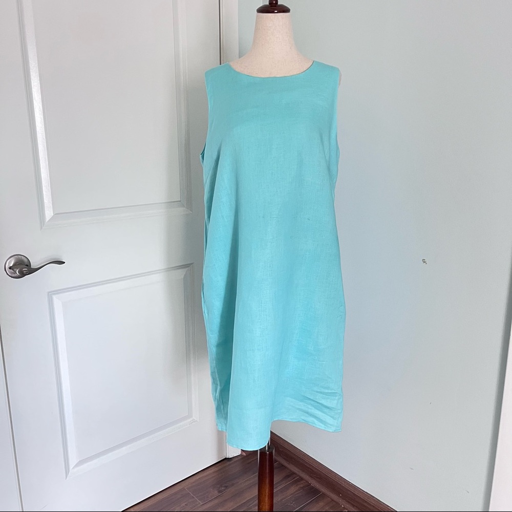 28 Palms Linen Dress size L